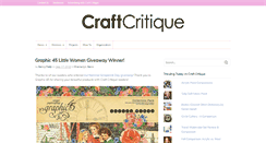 Desktop Screenshot of craftcritique.com